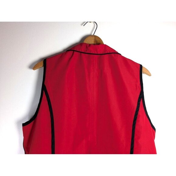 Cj Banks Vest Womens Size‎ 1X Reversible Animal Print Zebra Lightweight Mob Wife - Picture 14 of 14